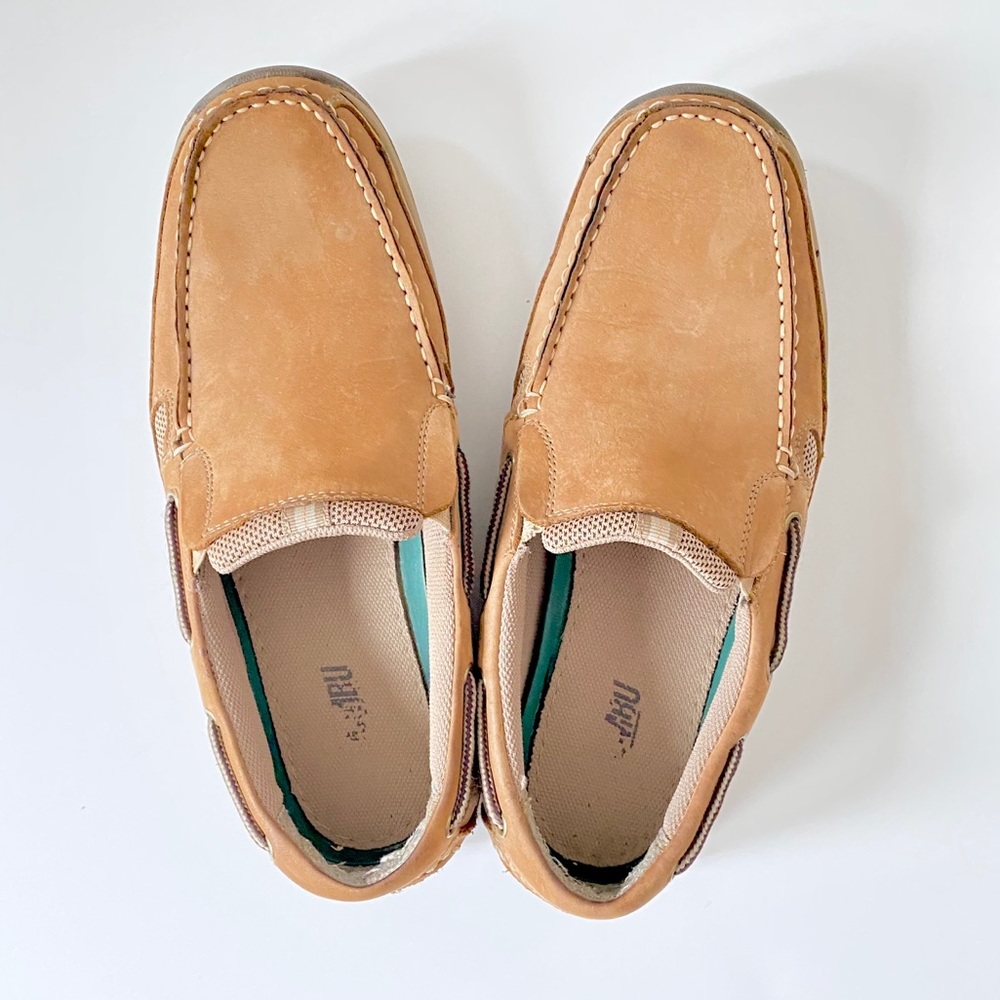 Khombu Men’s Slater boat shoe loafer sz 10